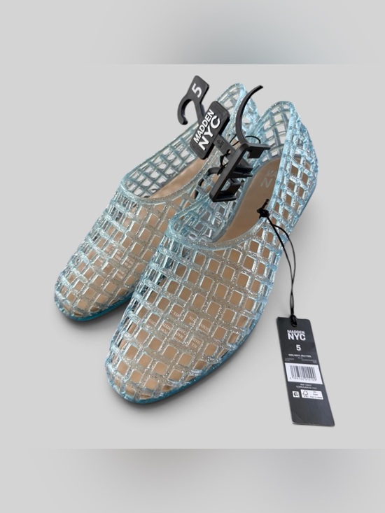 Madden Nyc Shoes - Madden NYC new sparkle jelly sandals pastel baby blue youth size 5 ladies 6.5-7
